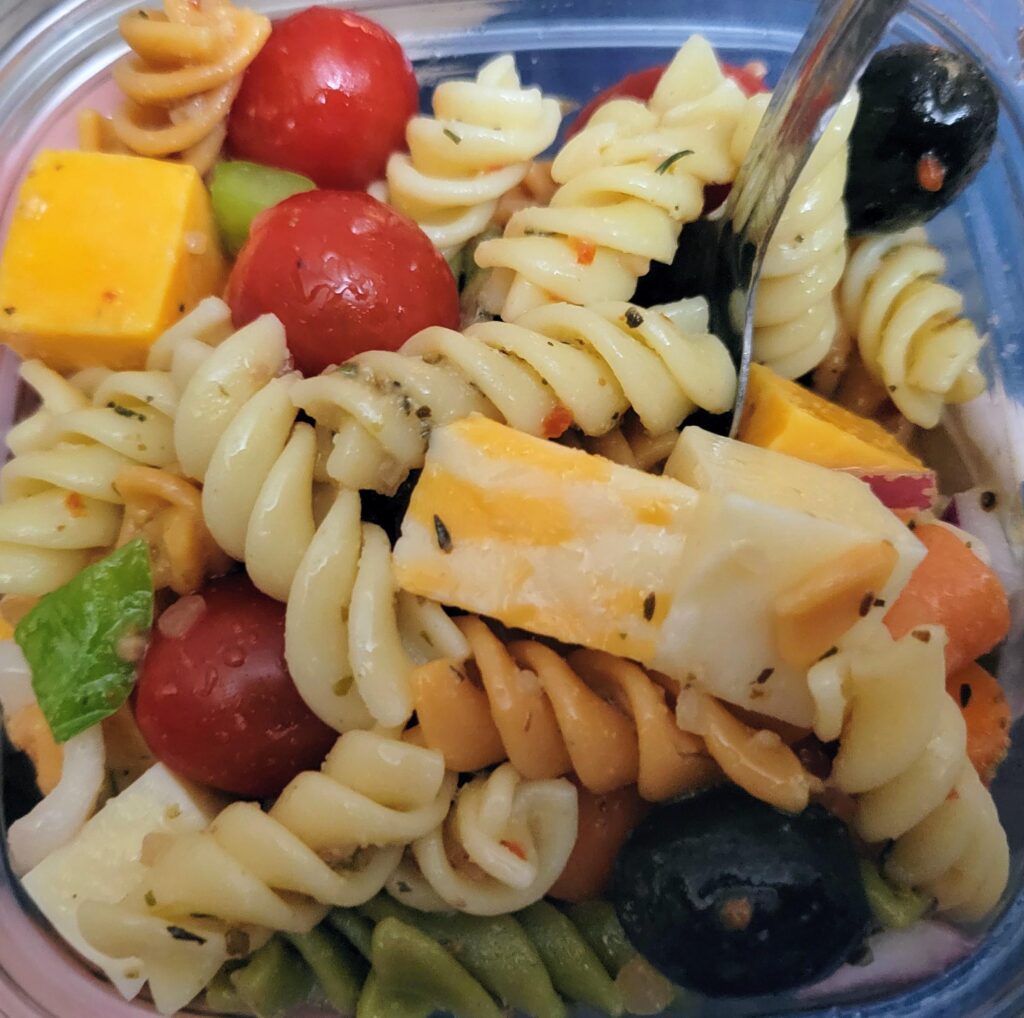 Rotini pasta salad
