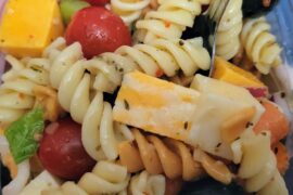 Rotini pasta salad