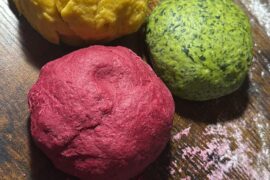 Making different coloured pasta is more difficult than i thought😭