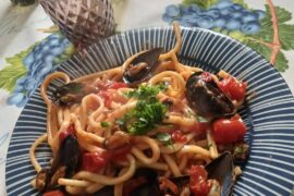 Scialatiello amalfitano con pomodorini e cozze
