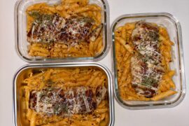 Vodka Penne Pasta with Grilled Chicken