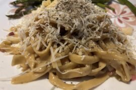 Carbonara I made for my wife and I after abstaining for 9 months