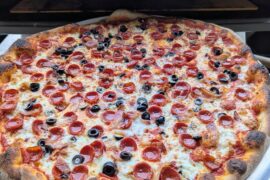 20" Pepperoni, Bacon and Olive