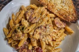 Jambalaya-inspired penne