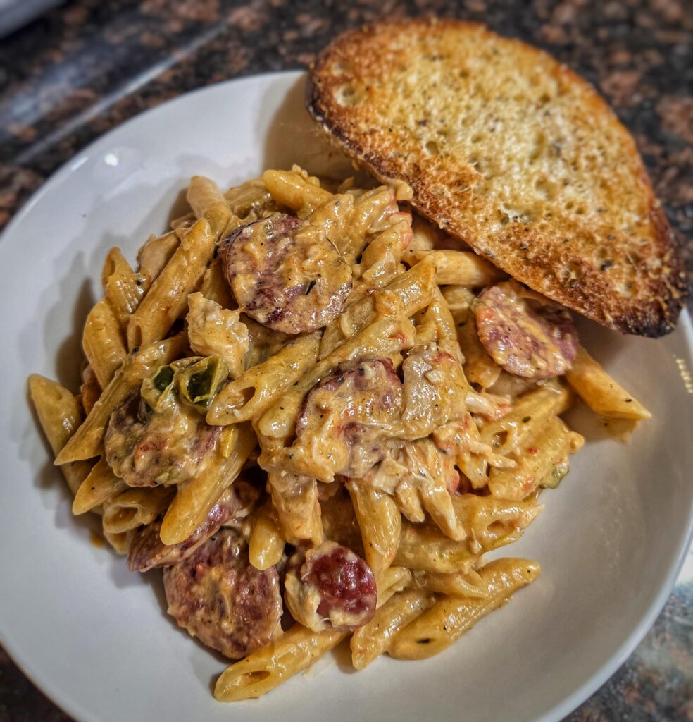 Jambalaya-inspired penne
