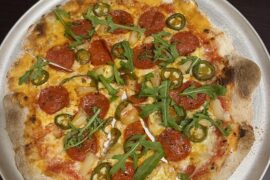 I made a pepperoni tonight at home. (With biga)