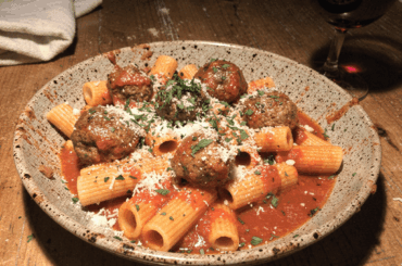 Rigatoni and Meatballs