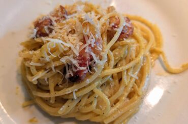 First time making carbonara