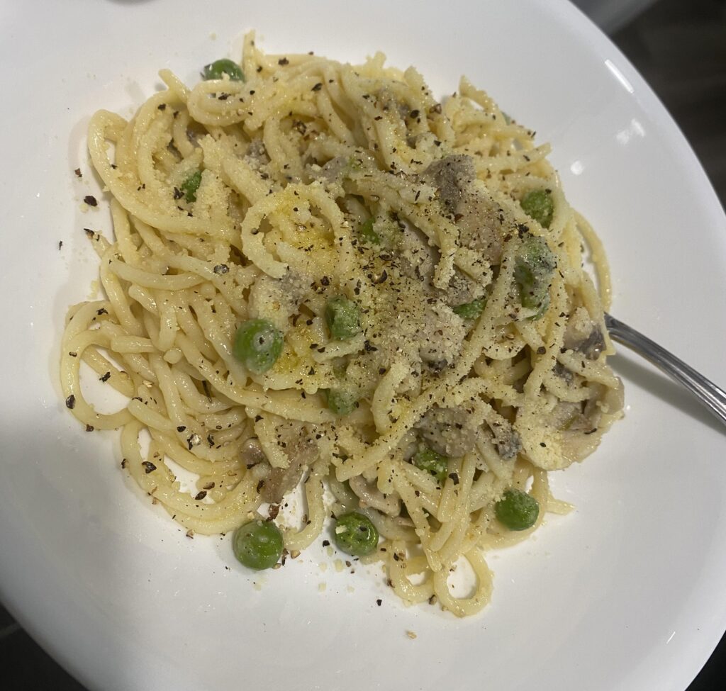 Creamy Parmesan truffle pasta