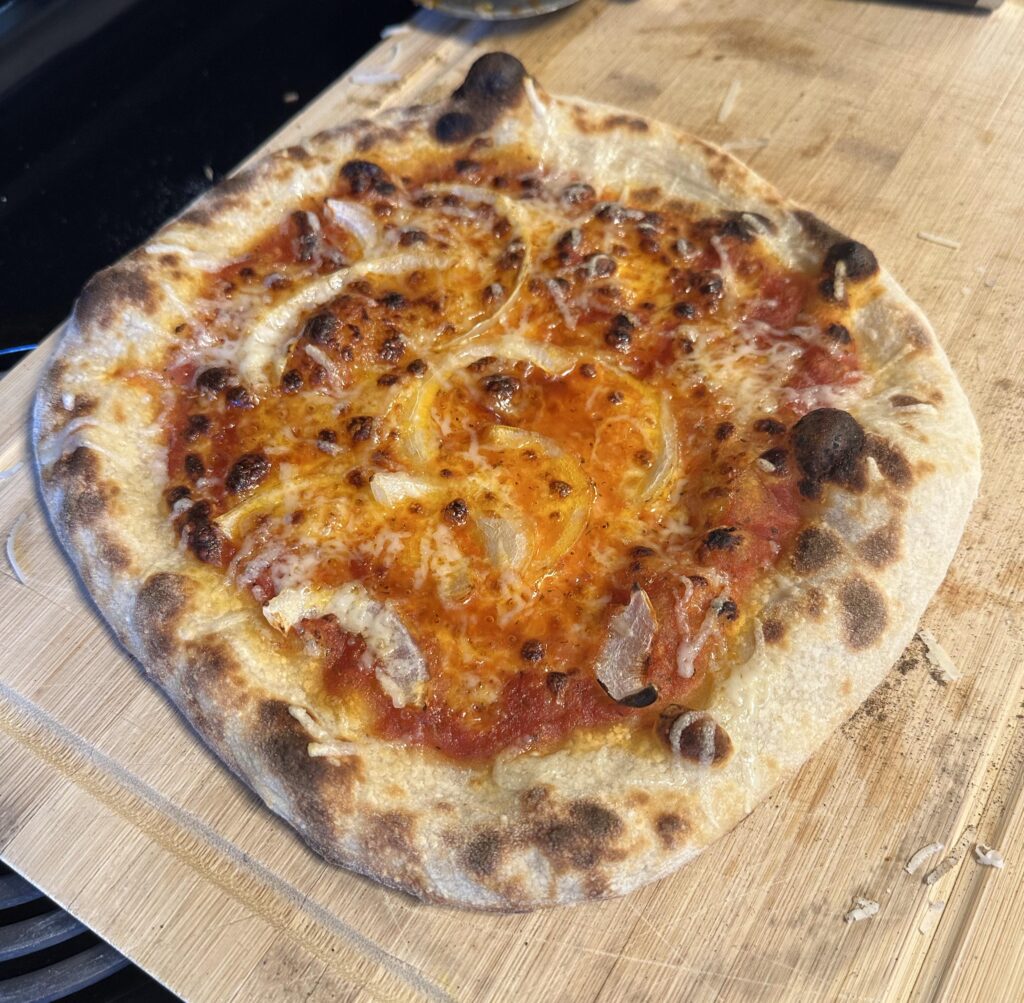 Today’s pizza session