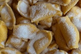 Agnolotti del plin with Pienza pecorino filling, butter and truffle