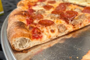 Homemade pizza I made