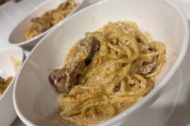 Cheesy cajun sausage pasta