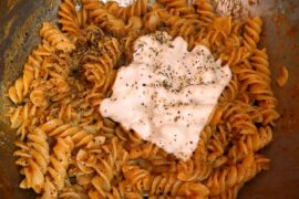 Made this arrabbiata pasta at home