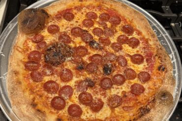 First successful NY pie with 24 hr poolish