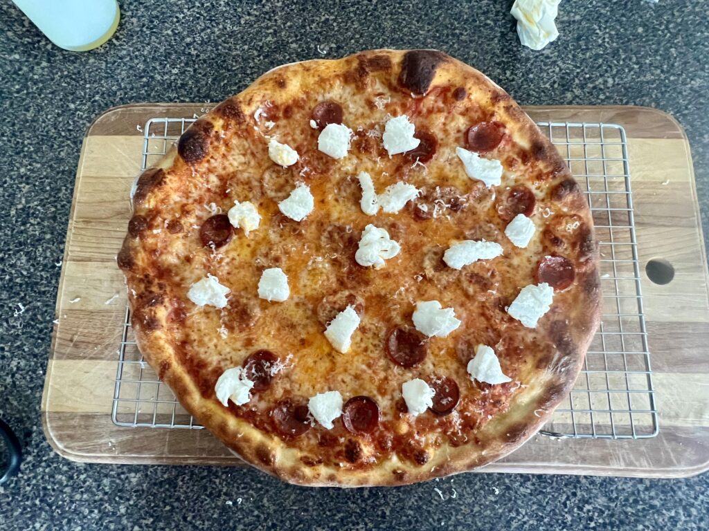 First attempt at home oven pizza!