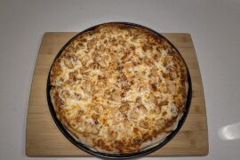 My first two custom from scratch pizzas