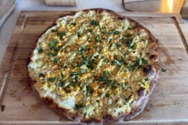 Elote pizza