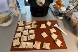 Homemade ravioli