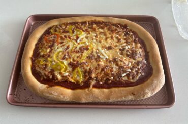 First homemade dough/sauce trial run!