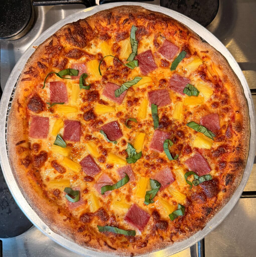 Hawaiian from the steel tonight