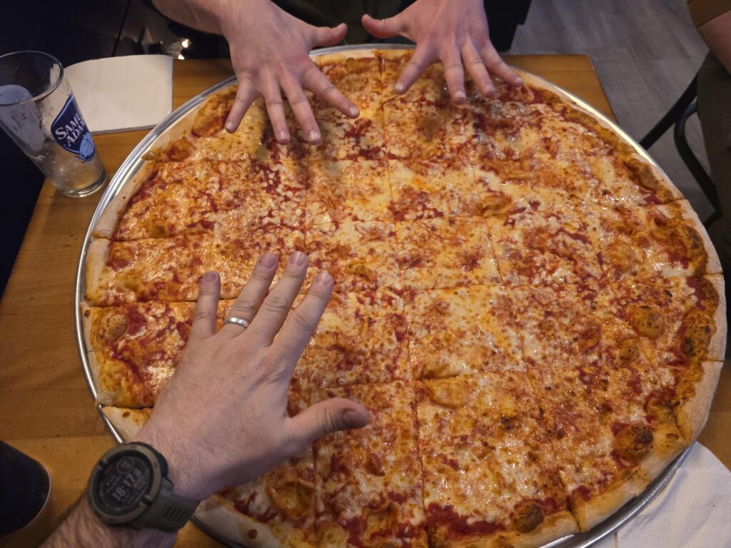 Just ate a 28in pizza in 28 mins