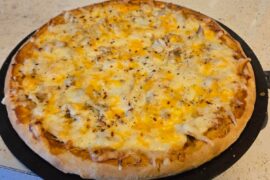 BBQ Chicken Pizza, made by me!