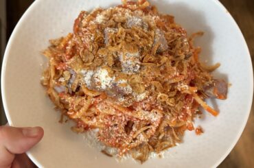 Bucatini W/ “Vodka” Sauce