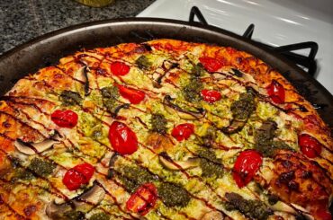 Tuscan Chicken Pizza