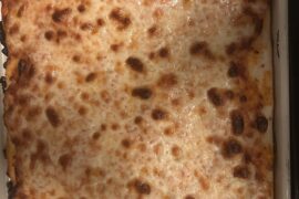 Fun pizza night with dad