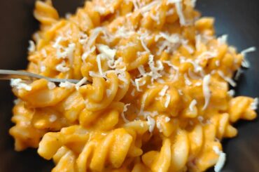 Roasted bell pepper fussili Pasta