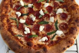 Pepperoni, hot honey + ricotta