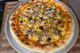 Italian sausage pizza