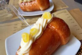 Il mitico baba' napoletano nella variante crema al limoncello e crema di pistacchio😍