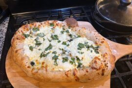 First attempt @ white pizza