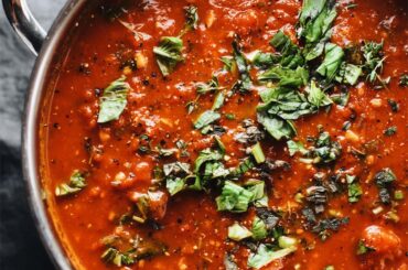 Am I missing something with pasta sauce? Every recipe I have found end up tasting way too tomato forward, and I end up dumping in bottles of spices.