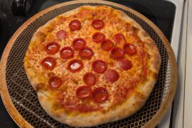 Cup n Char pepperoni pizza