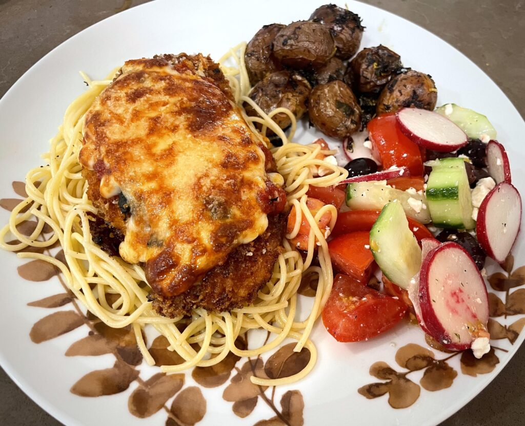 Would chicken parm be welcome here