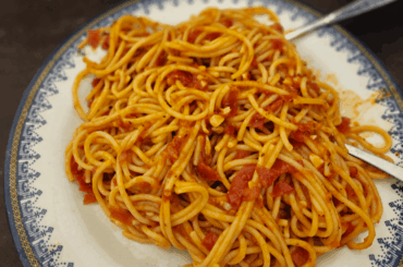 Made some simple Spaghetti Arrabiata 🤌🏻