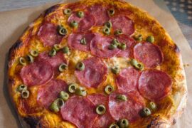 ~h dough ferment for lunch pizza