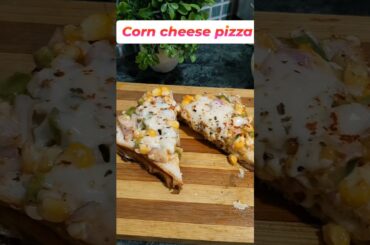 Cheesy Corn Pizza Recipe 🌽🧀 | Easy Homemade Pizza Without Oven Quick & Tasty Pizza Recipe !! 😋#pizza