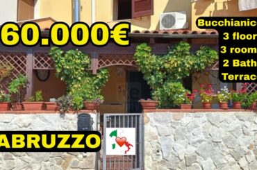 60K Renovated House in Bucchianico, Close to Chieti and Seaside 100sqm/1100sqf