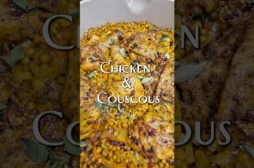 Crispy Calabrian Chicken 🍗 With Toasted Couscous #foodrecipe #shorts