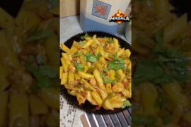 2 Recipes in One Go: Chicken Matar + Creamy Pasta