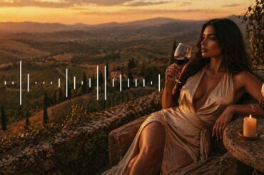 Red Wine on the Terrace — Tuscan Jazz • Old Money Lounge Music for Golden Evenings