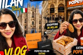 City life shopping district in Milan Italy.Vlog#youtube #viral #travel