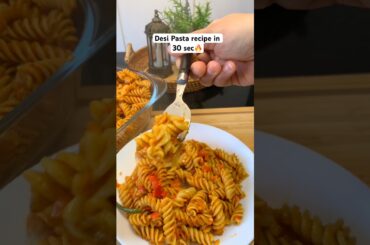 Desi Masala Pasta That's Actually Addictive | | Detailed recipe is linked here #shorts #cooking