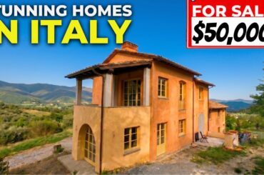 What $50K vs $200K Buys You In TUSCANY | Houses For Sale in Italy