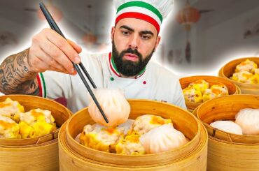 Italian Chef Eats ENTIRE Dim Sum Menu