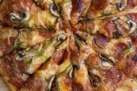 So, I started making the pizza recently